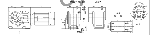 K37减速机扭力臂安装