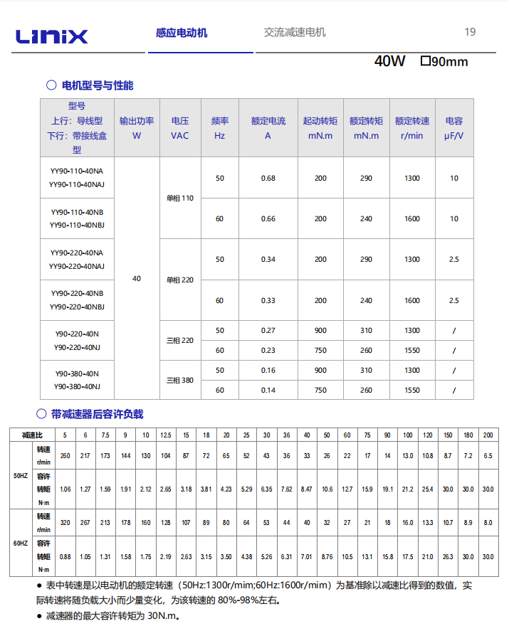 联宜微型直角减速电机（实心轴）