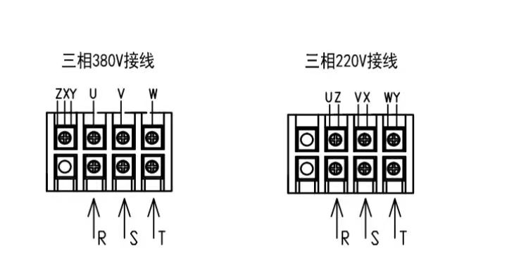 士元风扇电机三相380V，三相220V接线图.jpg