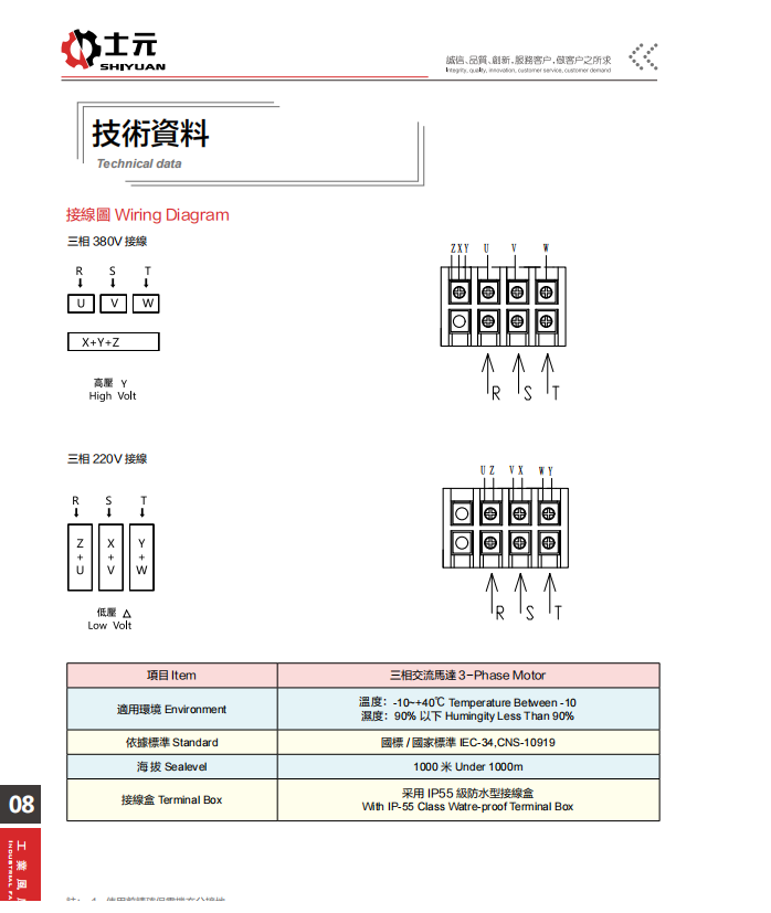 士元工业风扇电机接线图示9.png