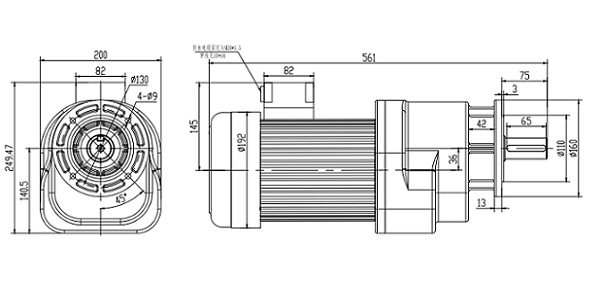士元GV35-1500-29.3-S-MC工业风扇电机参数